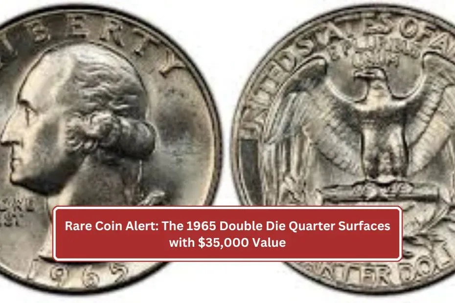 Rare Coin Alert: The 1965 Double Die Quarter Surfaces with $35,000 Value